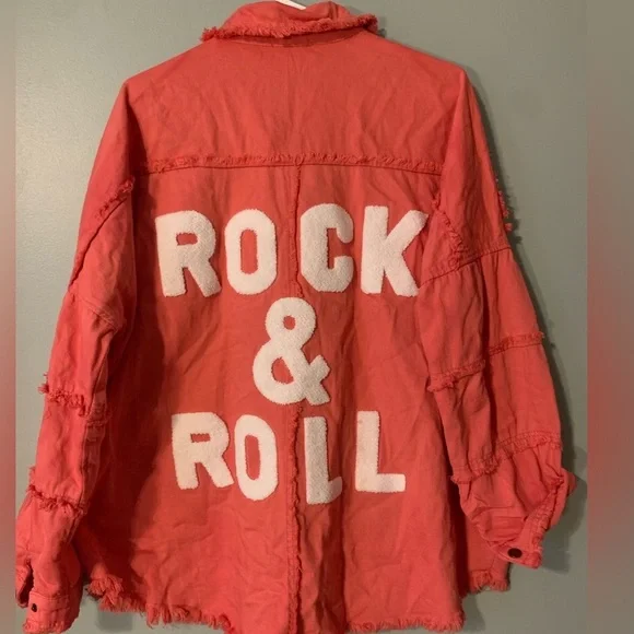 Elan Red Rock & Roll Devan Oversized Jacket - Picture 1 of 10